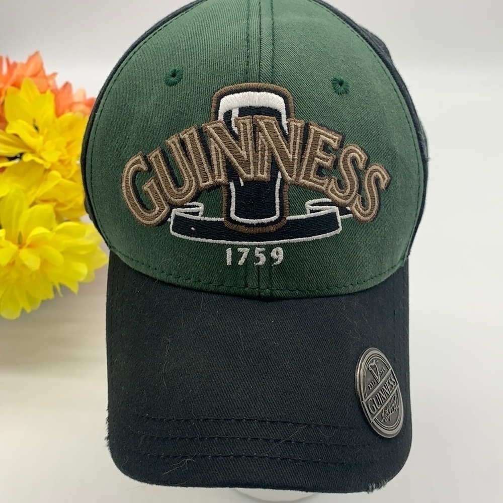 Guinness Green Black Hat with bottle opener. HT0049A
